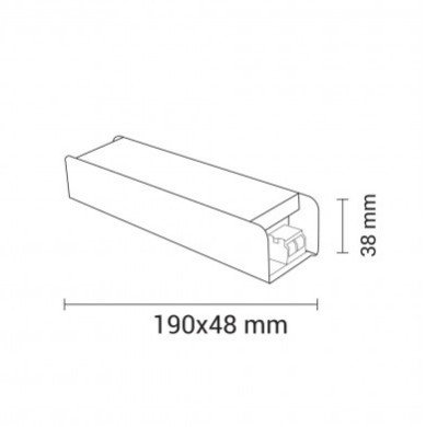 LED juostos maitinimo šaltinis, 12V, 100W, plonas