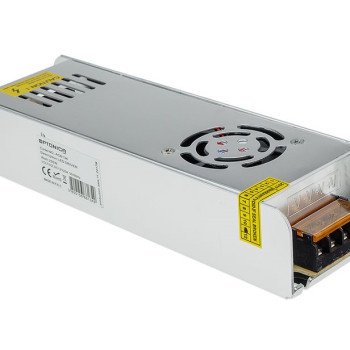 LED juostos maitinimo šaltinis, 24V, 250W, plonas