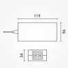 LED maitinimo šaltinis, 12V, 72W, su 220V kištuku LED maitinimo šaltinis, 12V, 72W, su 220V kištuku