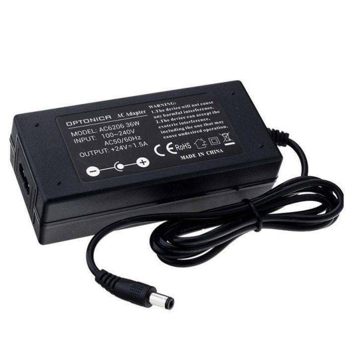 LED maitinimo šaltinis, 24V, 36W, su 220V kištuku