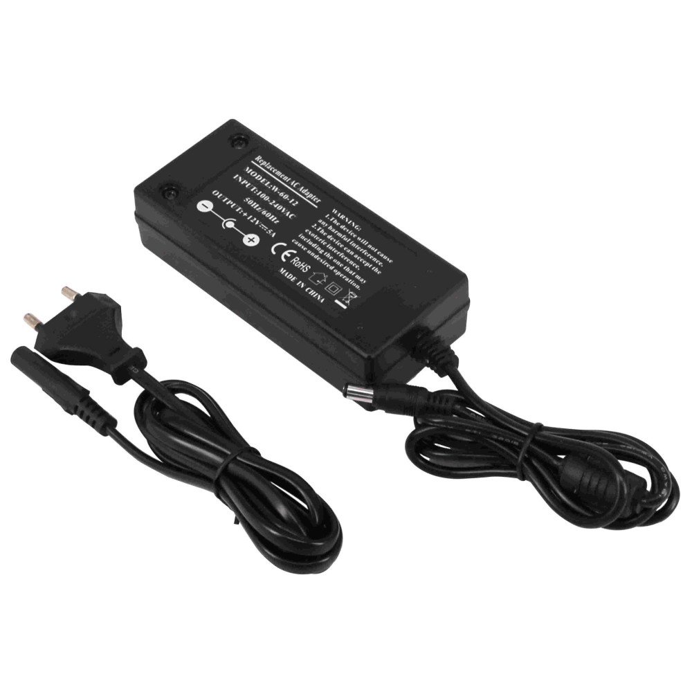 LED maitinimo šaltinis, 24V, 60W, su 220V kištuku