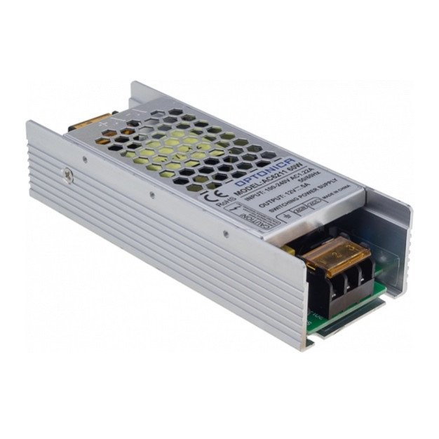 LED maitinimo šaltinis, 12V, 60W, 3 metai garantija LED maitinimo šaltinis, 12V, 60W, 3 metai garantija