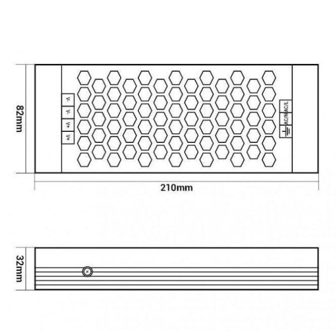 LED maitinimo šaltinis, 12V, 200W, 3 metai garantija LED maitinimo šaltinis, 12V, 200W, 3 metai garantija