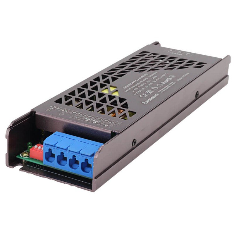 LED juostos maitinimo šaltinis, 300W, 12V, 25A, tylus LED juostos maitinimo šaltinis, 300W, 12V, 25A, tylus