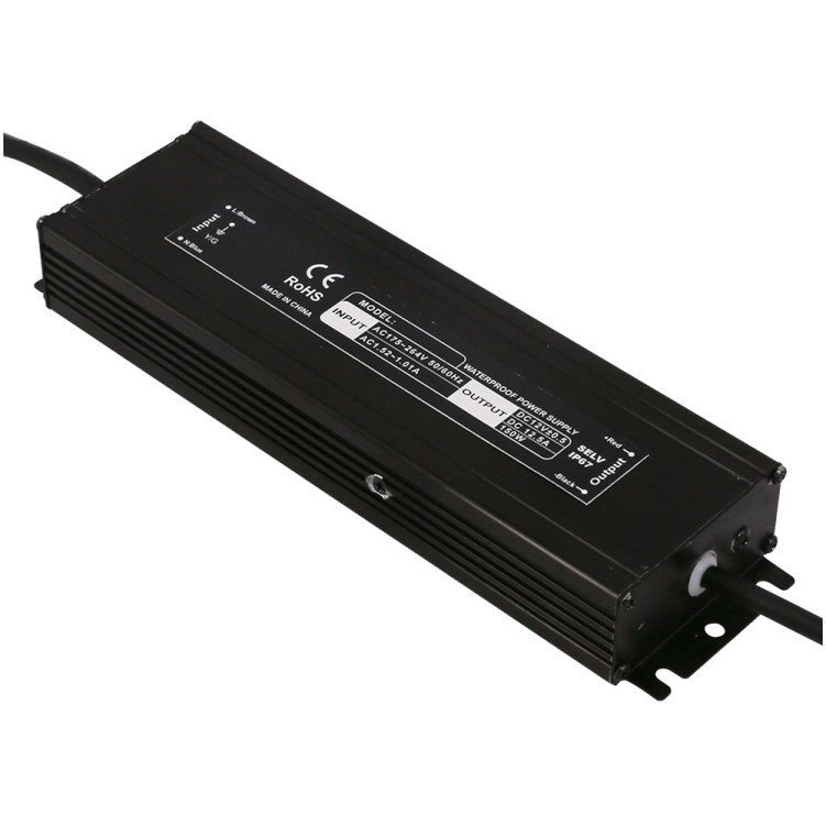 LED maitinimo šaltinis, 12V, 100W, vandeniui atsparus