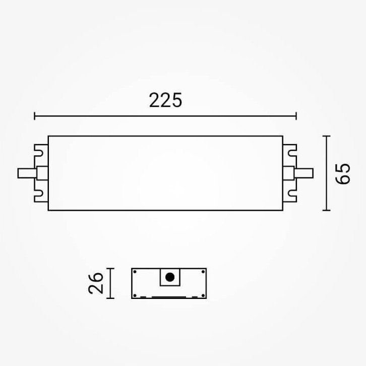 LED maitinimo šaltinis, 12V, 150W, vandeniui atsparus