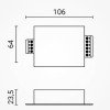 LED RGB juostos maitinimo stiprintuvas, 12-24V, 12A
