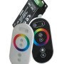 LED RGB juostos maitinimo valdiklis, 12-24V, 288W, su juodu IR pulteliu
