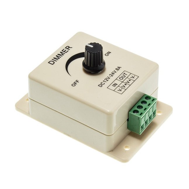 LED maitinimo šaltinis, 12-24V, 96W, reguliuojamas, sukiojamas LED maitinimo šaltinis, 12-24V, 96W, reguliuojamas, sukiojamas