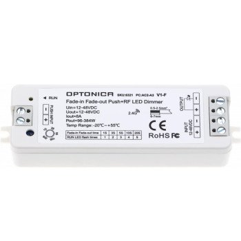 LED maitinimo valdiklis, 12-48V, 8A, nuotolinis valdymas