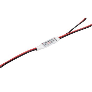 LED RGB juostos maitinimo stiprintuvas, 5-24V, 12A, mini