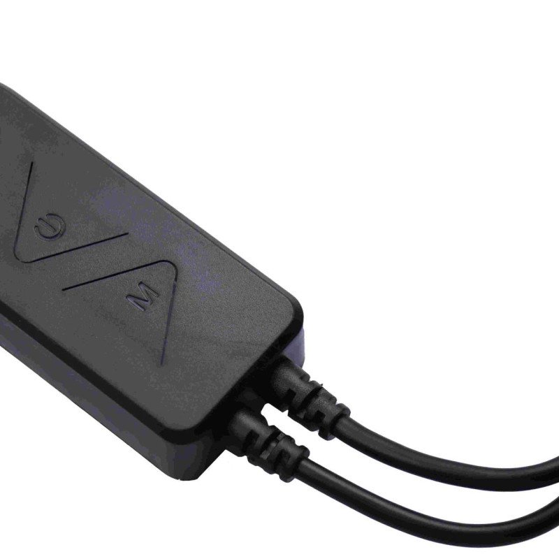 LED RGB Music maitinimo valdiklis, 12-24V, 3 kanalai, su IR pulteliu, 44 mygtukų, Tuya
