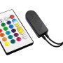 LED RGB CCT maitinimo valdiklis, 12-24V, 5 kanalai, su IR pulteliu, 24 mygtukai, Tuya