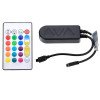 LED RGB CCT maitinimo valdiklis, 12-24V, 5 kanalai, su IR pulteliu, 24 mygtukai, Tuya