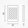 LED RGB CCT maitinimo valdiklis, 12-24V, 5 kanalai, su IR pulteliu, 24 mygtukai, Tuya