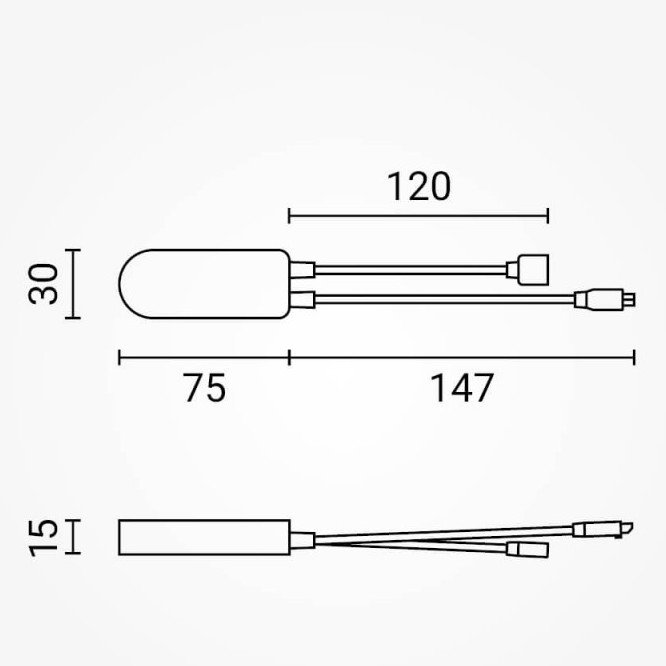 LED RGB CCT maitinimo valdiklis, 12-24V, 5 kanalai, su IR pulteliu, 14 mygtukų, Tuya