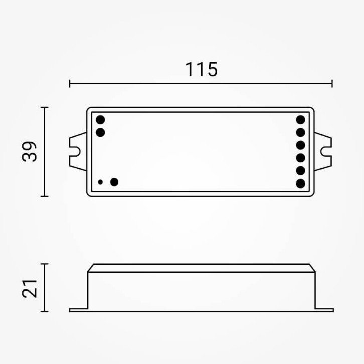 LED SPI valdiklis, 5-24V, nuotolinis valdymas, Tuya