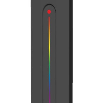 LED RGB spalvos reguliavimo pultelis, juodas