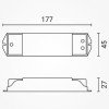 LED maitinimo šaltinis, 12-36V, 432W, reguliuojamas LED maitinimo šaltinis, 12-36V, 432W, reguliuojamas