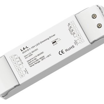 LED maitinimo šaltinis, 12-36V, reguliuojamas, 5A/kan., 4 kanalai
