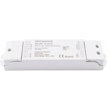 LED maitinimo šaltinis, 12-36V, reguliuojamas, 5A/kan., 4 kanalai