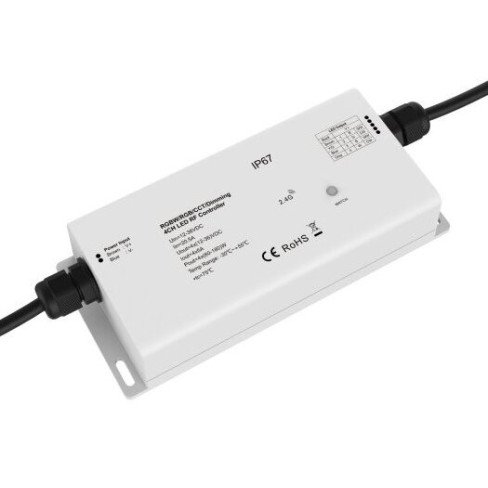 LED pastovios įtampos maitinimo valdiklis, 12-36V, 5A/kan., 4 kanalai, nuotolinis valdymas