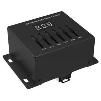 LED DMX pultas, 6 kanalai, 3 metai garantija