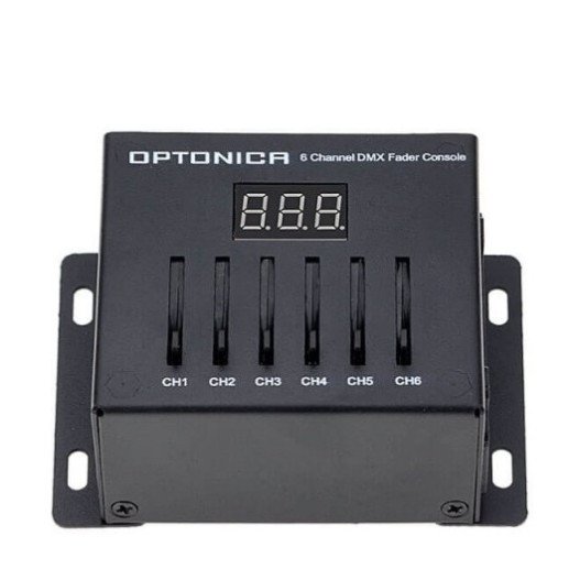 LED DMX pultas, 6 kanalai, 3 metai garantija