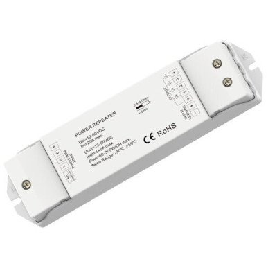 LED pastovios įtampos maitinimo kartotuvas, 12-60V, 5A/kan., 4 kanalai LED pastovios įtampos maitinimo kartotuvas, 12-60V, 5A/kan., 4 kanalai