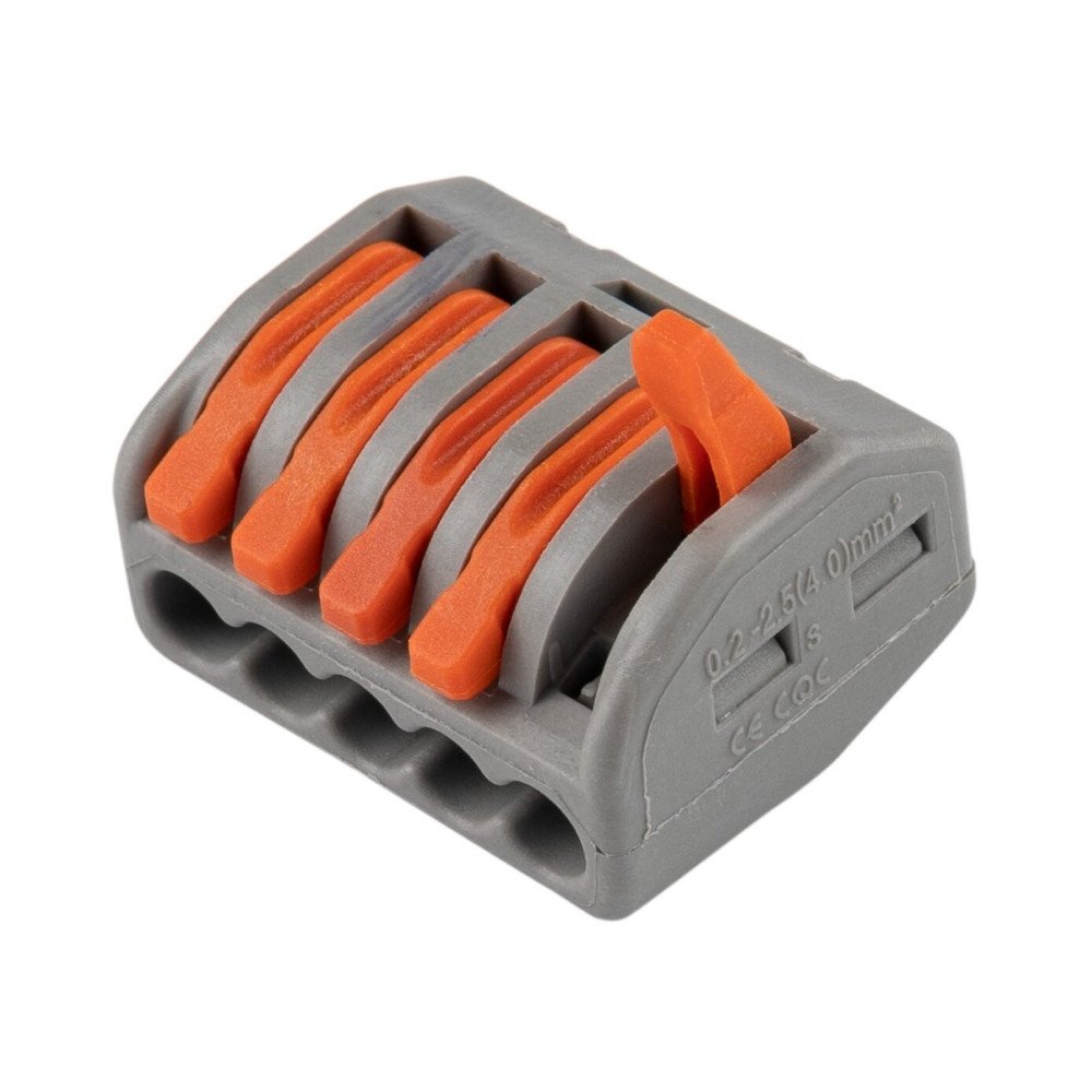Užspaudžiamas laido sujungimas, 5 gyslos Užspaudžiamas laido sujungimas, 5 gyslos