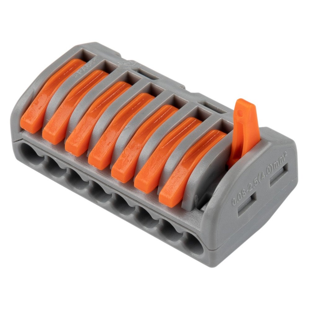 Užspaudžiamas laido sujungimas, 8 gyslos Užspaudžiamas laido sujungimas, 8 gyslos
