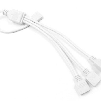 Perėjimas, 1 mamytė, 30cm laidas į 3 mamytės, 4P, AWG24