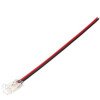 Tiesus užspaudžiamas sujungimas su laidu LED COB juostai 5mm Tiesus užspaudžiamas sujungimas su laidu LED COB juostai 5mm