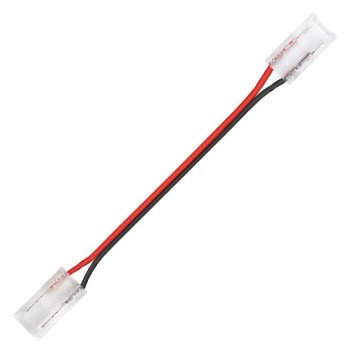 2 galų tiesus užspaudžiamas sujungimas LED COB juostai 5mm