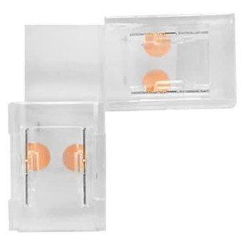 Kampinis užspaudžiamas sujungimas LED COB juostai 10mm