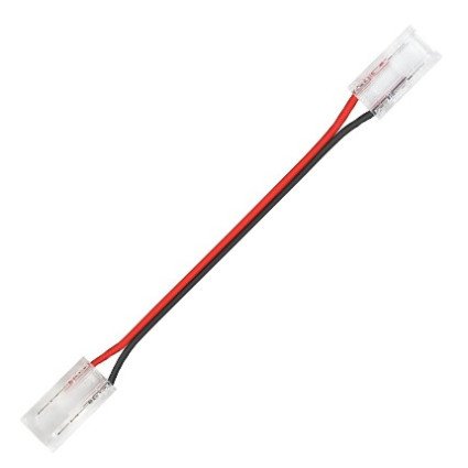 2 galų tiesus užspaudžiamas sujungimas LED COB juostai 10mm 2 galų tiesus užspaudžiamas sujungimas LED COB juostai 10mm