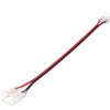 2 galų tiesus užspaudžiamas sujungimas LED COB juostai 10mm 2 galų tiesus užspaudžiamas sujungimas LED COB juostai 10mm