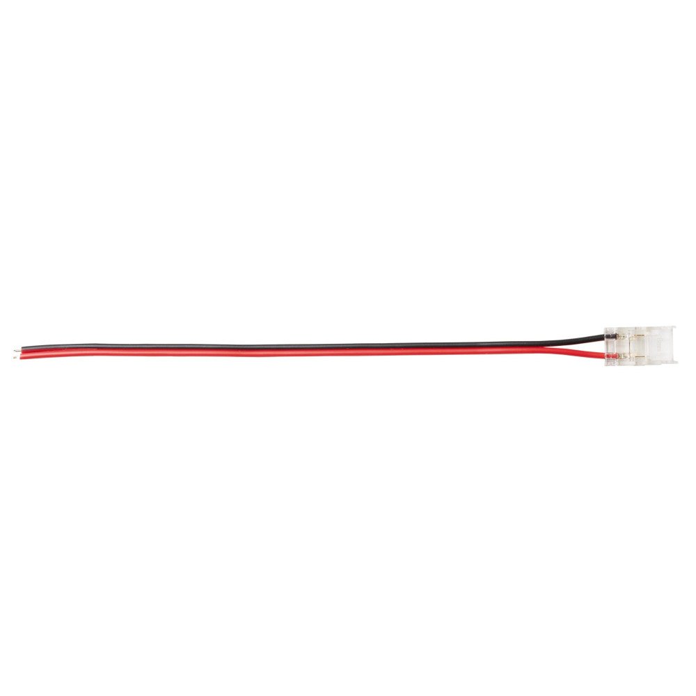 2 kontaktų užspaudžiamas sujungimas juosta-laidas LED COB juostai 8mm