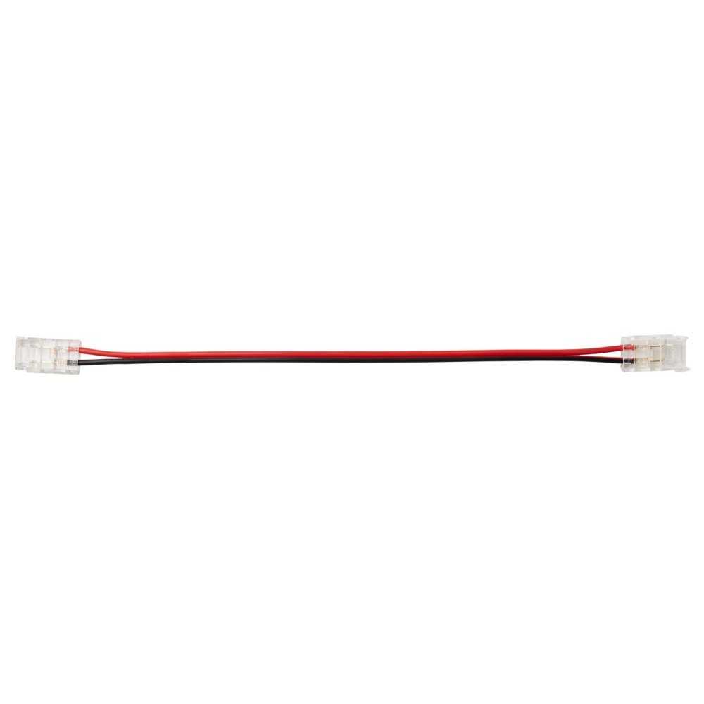2 kontaktų 2 galų užspaudžiamas sujungimas LED COB juostai 8mm
