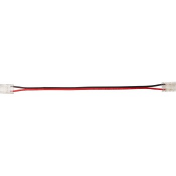 2 kontaktų 2 galų užspaudžiamas sujungimas LED SMD juostai 8mm