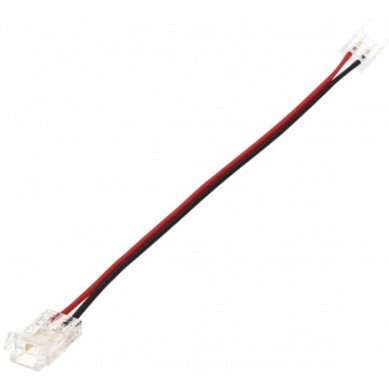 2 kontaktų 2 galų užspaudžiamas sujungimas LED SMD juostai 8mm 2 kontaktų 2 galų užspaudžiamas sujungimas LED SMD juostai 8mm