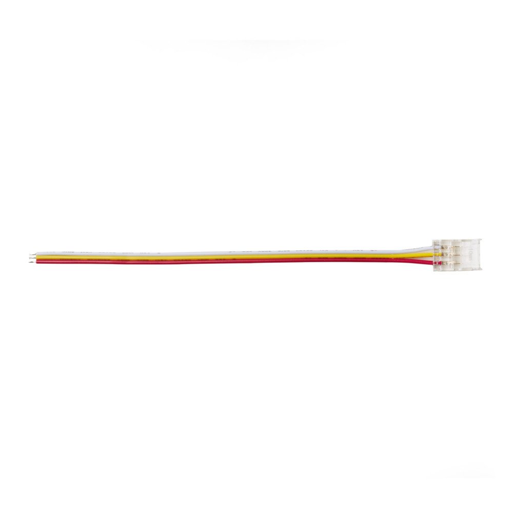 3 kontaktų užspaudžiamas sujungimas juosta-laidas LED SMD juostai 10mm 3 kontaktų užspaudžiamas sujungimas juosta-laidas LED SMD juostai 10mm
