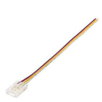 3 kontaktų užspaudžiamas sujungimas juosta-laidas LED SMD juostai 10mm