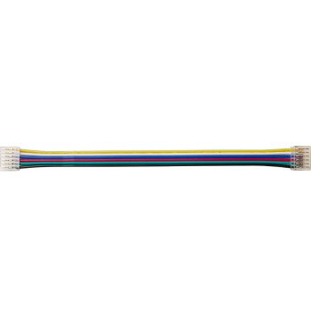 6 kontaktų 2 galų užspaudžiamas sujungimas LED SMD juostai 12mm