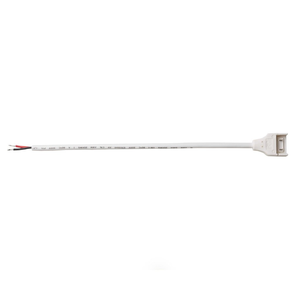 2 kontaktų 15cm vandeniui atsparus sujungimas LED SMD juostai 10mm 2 kontaktų 15cm vandeniui atsparus sujungimas LED SMD juostai 10mm