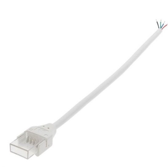 4 kontaktų 15cm vandeniui atsparus sujungimas LED SMD juostai (RGB) 10mm