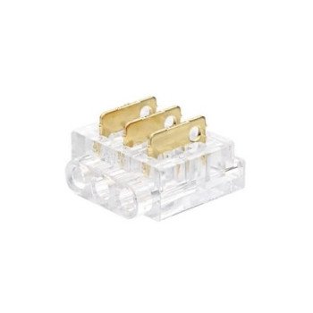 3 kontaktų užspaudžiamas sujungimas juosta-laidas LED SMD juostai 10mm