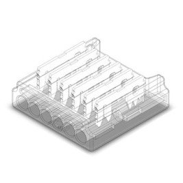 6 kontaktų užspaudžiamas sujungimas juosta-laidas LED SMD juostai 12mm 6 kontaktų užspaudžiamas sujungimas juosta-laidas LED SMD juostai 12mm