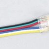 Užspaudžiama galinė jungtis su laidu COB RGB 10mm LED juostai
