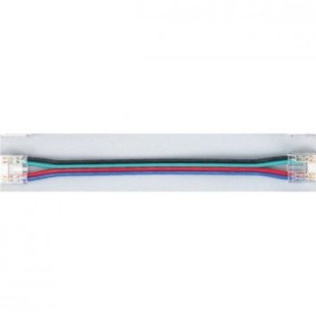 Užspaudžiama 2-jų galų jungtis su laidu COB RGB 10mm LED juostai